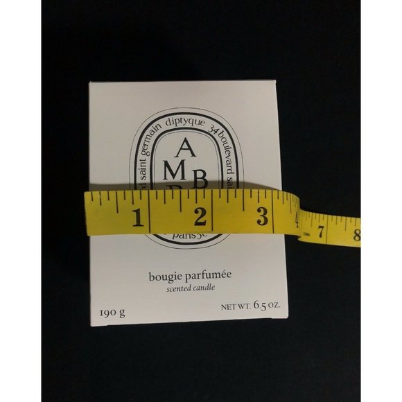 Diptyque Amber Gift Box Cardboard White 4" x 3" x 3.2" - Picture 3 of 10